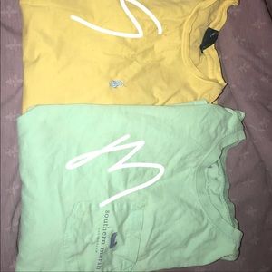 3$ short sleeve polo, long sleeve southeren marsh